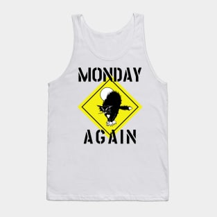 MONDAY AGAIN CAT Tank Top